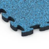 Detailaufnahme der Randausprägung von WARCO-Produkt 6848, Fitness Active Floor System, Format 44,6 x 44,6 × 2,8 cm, Farbe Atlantik.