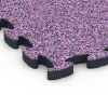 Detailaufnahme der Randausprägung von WARCO-Produkt 6882, Fitness Max Floor System, Format 44,6 x 44,6 × 2,8 cm, Farbe Lavanda.