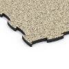 Detailaufnahme der Randausprägung von WARCO-Produkt 6856, Fitness Active Floor System, Format 97,1 x 97,1 x 2,8 cm, Farbe Travertin.