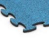 Detailaufnahme der Randausprägung von WARCO-Produkt 6893, Fitness Max Floor System, Format 97,1 x 97,1 x 2,8 cm, Farbe Atlantico.