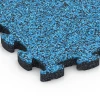 Detailaufnahme der Randausprägung von WARCO-Produkt 6821, Piastrella balcone in gomma, Format 28,9 x 28,9 x 1,8 cm, Farbe Atlantico.