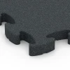 Detailaufnahme der Randausprägung von WARCO-Produkt 6967, Fitness Premium pavimento tecnico, Format 45,9 x 45,9 x 2,8 cm, Farbe Antracite.