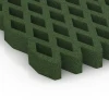 Detailaufnahme der Randausprägung von WARCO-Produkt 7014, Griglia antitrauma prato, Format 100 × 100 × 8 cm, Farbe Verde erba.