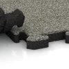 Großaufnahme vom Verbindungssystem von WARCO-Boden 2878 - Lastra per marciapiede im Farbdesign Granito chiaro. Abmessungen 500 x 500 x 40 mm.