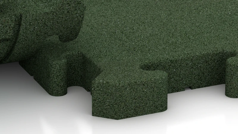 Sistema puzzle con fase leggermente arrotondata