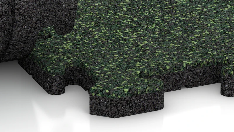 Sistema puzzle con fase leggermente arrotondata