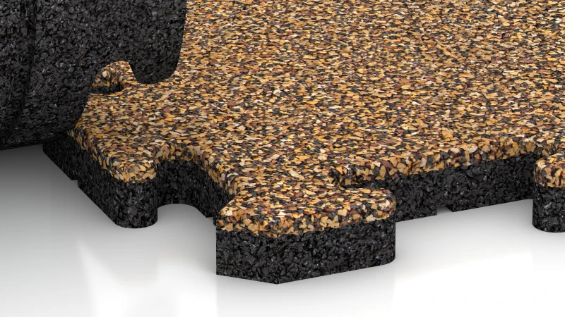 Sistema puzzle con fase leggermente arrotondata