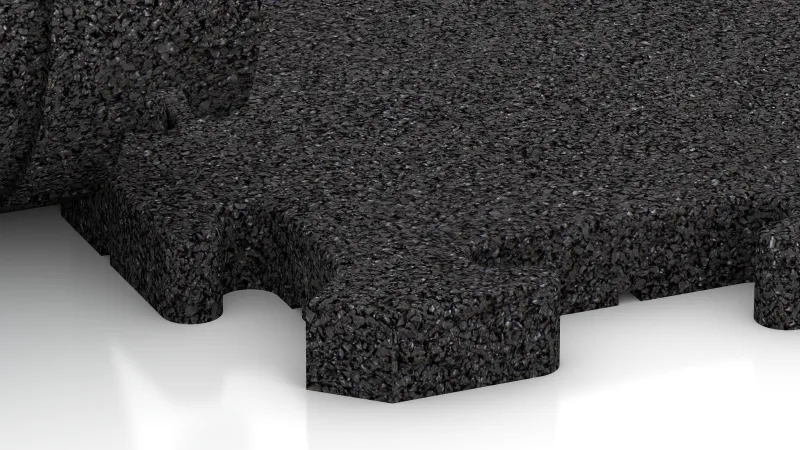 Giunzione a incastro con smusso delicatamente arrotondato