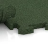 Großaufnahme vom Verbindungssystem von WARCO-Boden 3356 - Hunde-Bodenplatte im Farbdesign Grasgrün. Abmessungen 100 x 100 x 3 cm | 1,00 m².