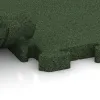 Großaufnahme vom Verbindungssystem von WARCO-Boden 5148 - Piastra perimetrale im Farbdesign Verde erba. Abmessungen 1000 x 485 x 40 mm.