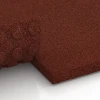 Großaufnahme vom Verbindungssystem von WARCO-Boden 6649 - Stallplatte Luxus im Farbdesign Ziegelrot. Abmessungen 100 x 50 x 5 cm.