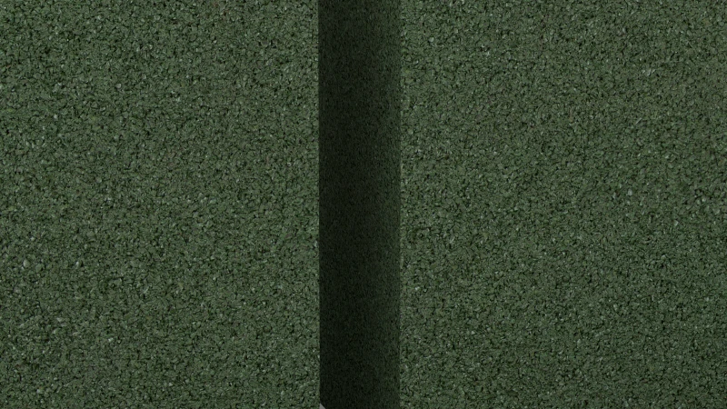 Betonfundament mit Rückenstütze