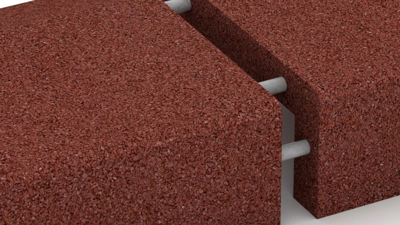 Incollaggio permanentemente elastico – Elemento rivestimento SR