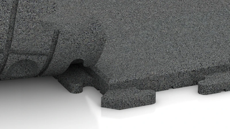 Sistema puzzle velato con fase arrotondata