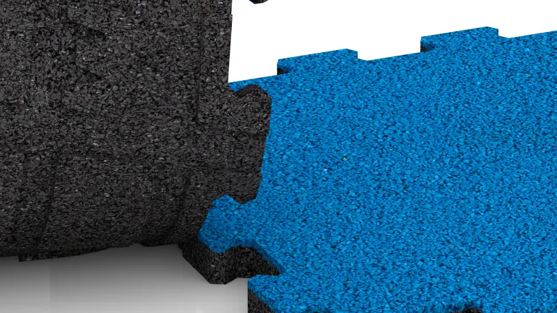 Ausgeschnittene Puzzleverbindung ohne Fase