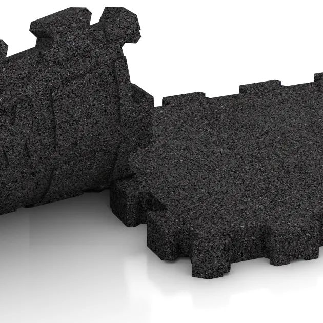 Großaufnahme vom Verbindungssystem von WARCO-Boden 5270 - Mattonella da esterno im Farbdesign Antracite. Abmessungen 306 x 306 x 30 mm.