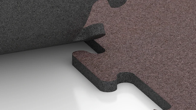 Sistema puzzle rifilato senza fase