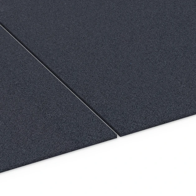 Großaufnahme vom Verbindungssystem von WARCO-Boden 6177 - Fitness Performance Elite Pavimento Fitness im Farbdesign Antracite. Abmessungen 100 × 100 × 1 cm.