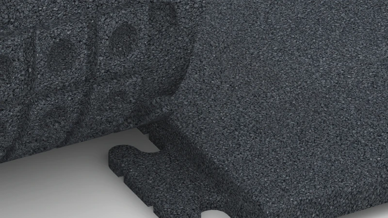 Sistema puzzle velato con fase arrotondata