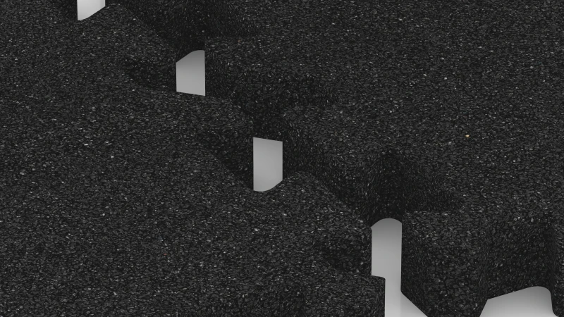 Sistema puzzle con fase leggermente arrotondata