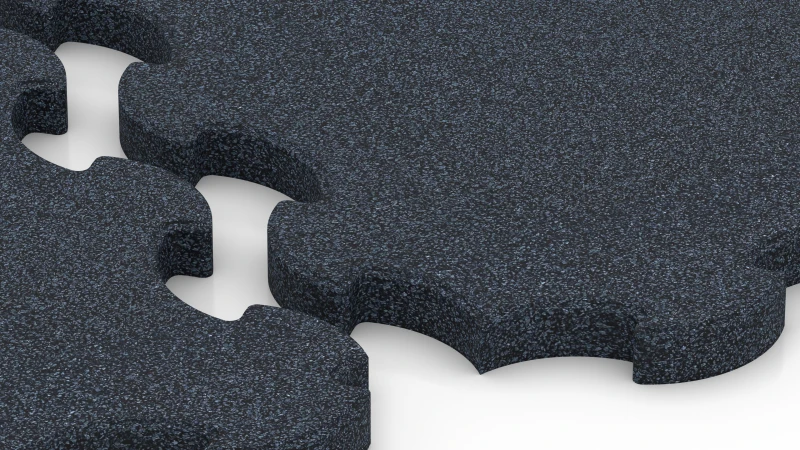 Incastro a puzzle ottimizzato con bordi smussati