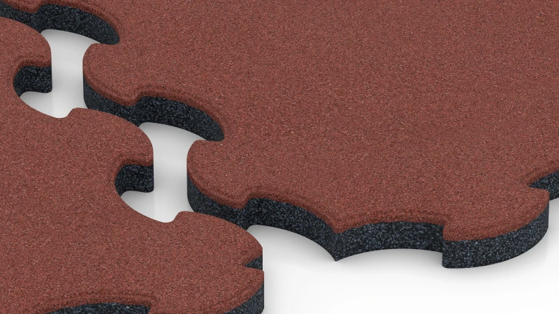 Incastro a puzzle ottimizzato con bordi smussati