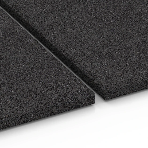 Großaufnahme vom Verbindungssystem von WARCO-Boden 6381 - Stallmatte im Farbdesign Anthrazit. Abmessungen 100 x 50 x 3 cm | 0,50 m².