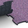 Großaufnahme vom Verbindungssystem von WARCO-Boden 6810 - Pavimento agility cani im Farbdesign Lavanda. Abmessungen 97,1 x 97,1 × 1,8 cm.