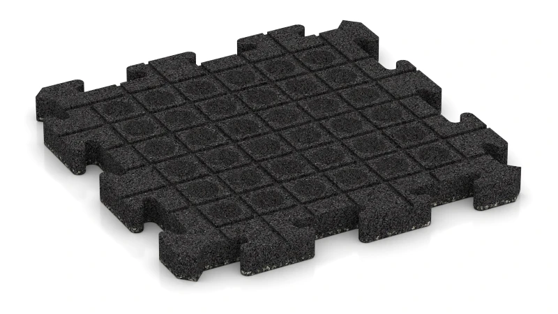 Canali di drenaggio e cupole in disposizione quadrata