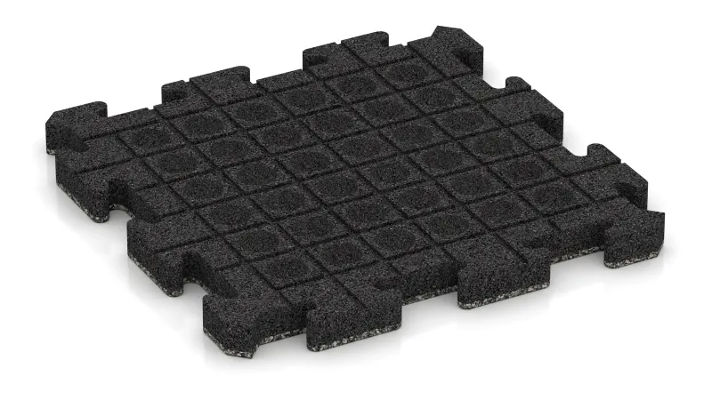 Canali di drenaggio e cupole in disposizione quadrata