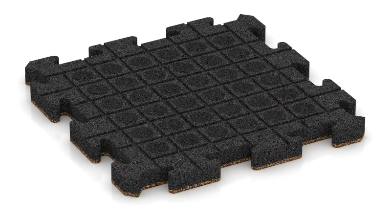 Canali di drenaggio e cupole in disposizione quadrata