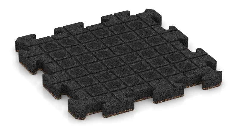 Canali di drenaggio e cupole in disposizione quadrata