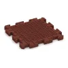 Aufsicht auf die Unterseite, also die Bodenseite von WARCO-Formteil 2979 - Gehwegplatte im Format 500 x 500 x 40 mm.