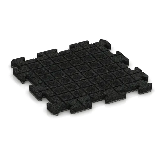 Aufsicht auf die Unterseite, also die Bodenseite von WARCO-Formteil 2656 - Lastra per marciapiede im Format 500 x 500 x 30 mm.
