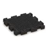 Aufsicht auf die Unterseite, also die Bodenseite von WARCO-Formteil 3060 - Lastra per marciapiede im Format 500 x 500 x 50 mm.