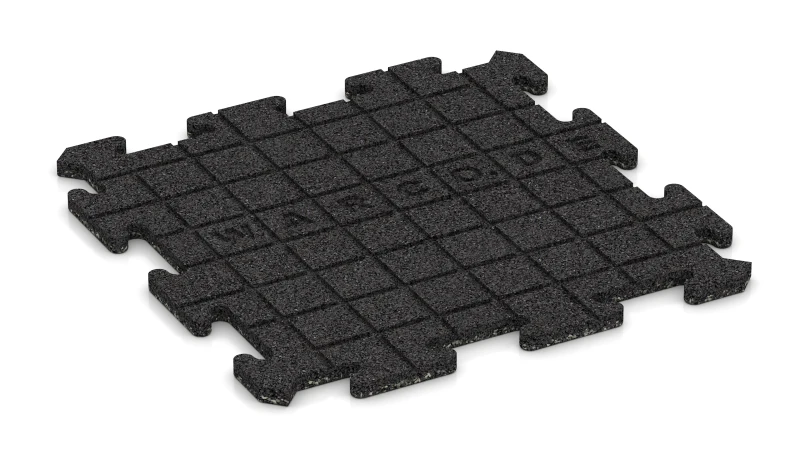 Entwässerungsrillen in quadratischer Anordnung - 4 mm tief