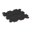 Aufsicht auf die Unterseite, also die Bodenseite von WARCO-Formteil 0062 - Spielmatte im Format 500 x 500 x 18 mm.