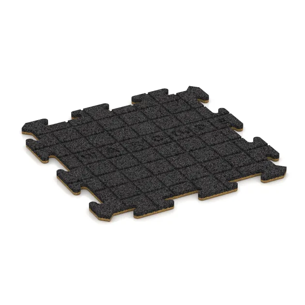 Aufsicht auf die Unterseite, also die Bodenseite von WARCO-Formteil 6206 - Pavimento per esterno im Format 500 x 500 x 18 mm.