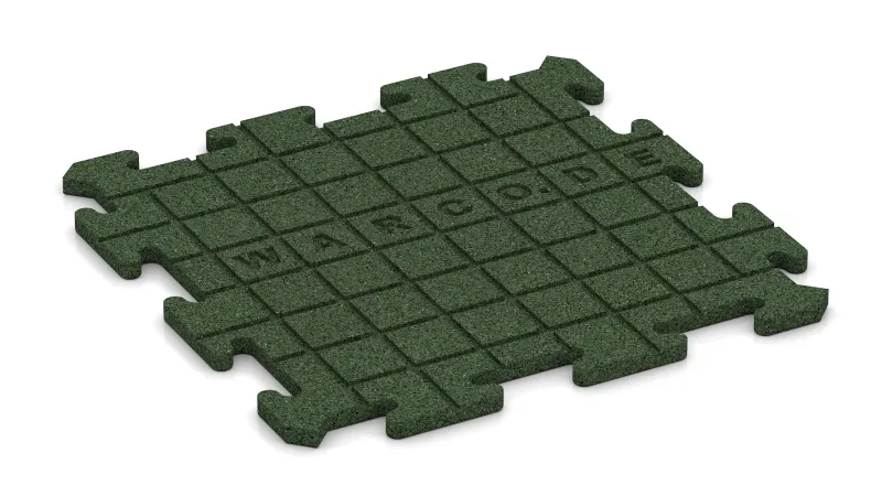 Entwässerungsrillen in quadratischer Anordnung - 4 mm tief