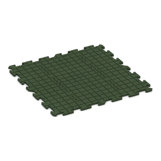 Aufsicht auf die Unterseite, also die Bodenseite von WARCO-Formteil 3955 - Hunde-Bodenplatte im Format 100 x 100 x 1,8 cm | 1,00 m².