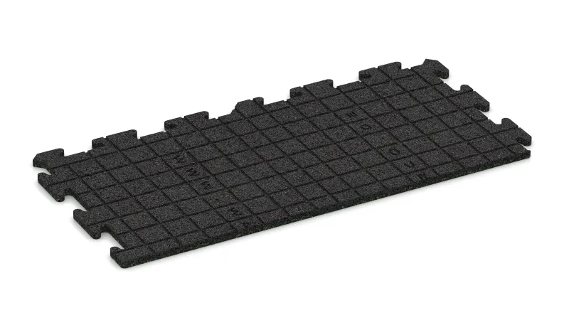 Scanellature di drenaggio in disposizione quadrata – 4 mm di profondità