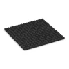 Aufsicht auf die Unterseite, also die Bodenseite von WARCO-Formteil 3640 - Stallmatte HD im Format 100 x 100 x 4 cm.