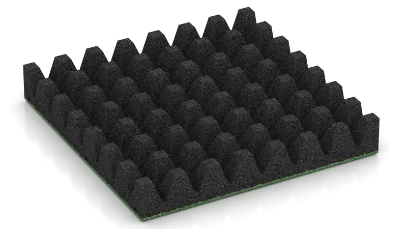 Struttura con tronchi di piramide alti 50 mm