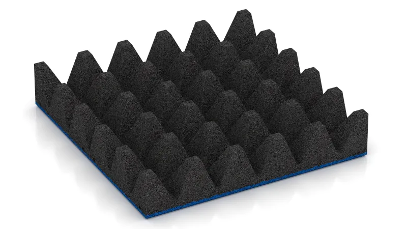 Struttura con tronchi di piramide alti 75 mm