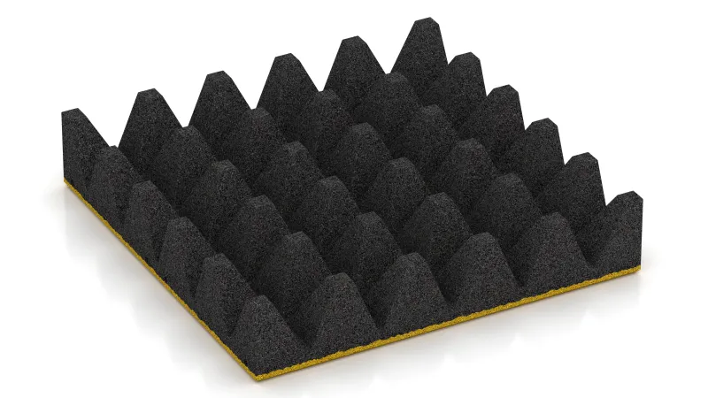 Struttura con tronchi di piramide alti 75 mm