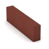 Aufsicht auf die Unterseite, also die Bodenseite von WARCO-Formteil 7029 - Blockstufe aus Gummigranulat im Format 100 x 30 x 15 cm.