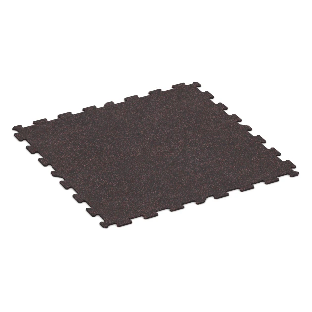 Aufsicht auf die Unterseite, also die Bodenseite von WARCO-Formteil 1049 - Fitnessboden Kompakt im Format 970 x 970 x 8 mm | 0,94 m.