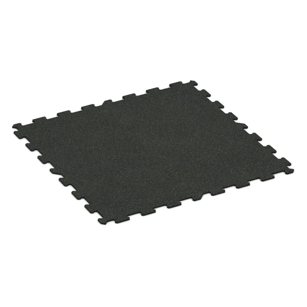 Aufsicht auf die Unterseite, also die Bodenseite von WARCO-Formteil 1058 - Fitnessboden Kompakt im Format 970 x 970 x 8 mm | 0,94 m.
