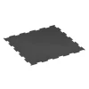 Aufsicht auf die Unterseite, also die Bodenseite von WARCO-Formteil 6449 - Fitnessboden Kompakt im Format 100 × 100 × 0,8 cm.