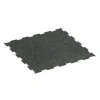 Aufsicht auf die Unterseite, also die Bodenseite von WARCO-Formteil 6453 - Pavimento Fitness Compatto im Format 100 × 100 × 0,8 cm.